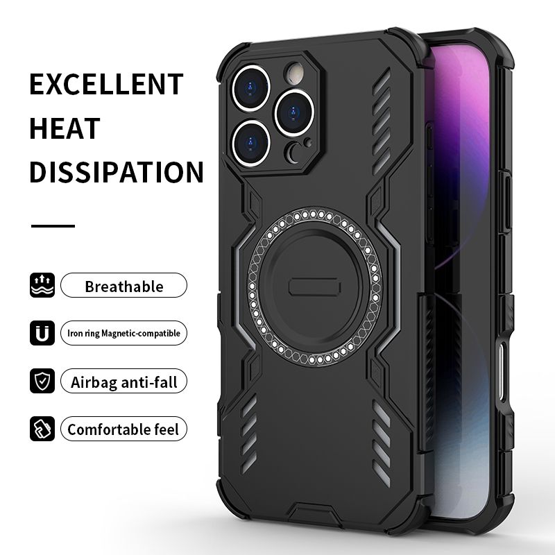Heat dissipation magnetic protective phone case