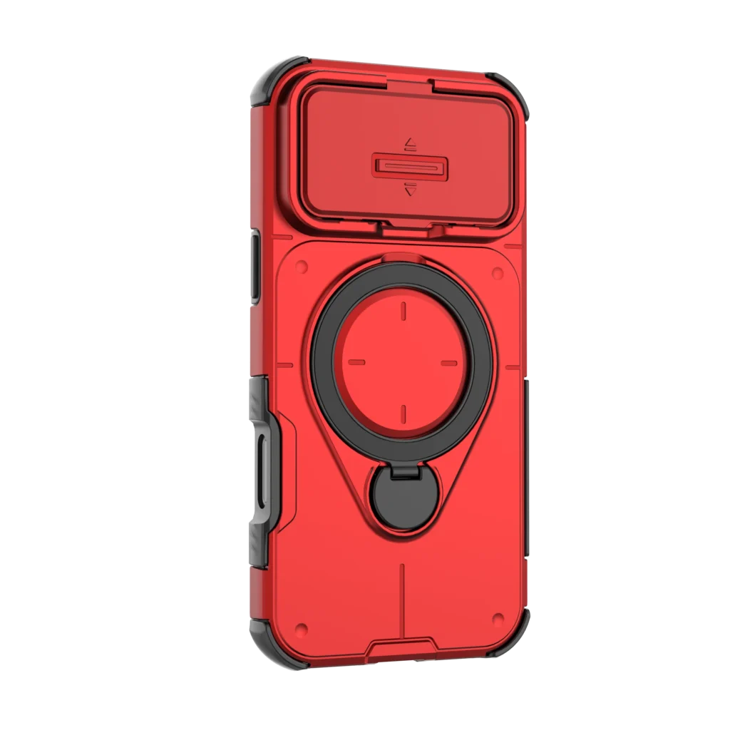 Hot air balloon inspired rugged iPhone case with camera cover