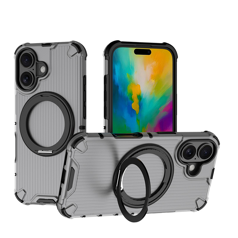 Frosted matte magnetic Samsung S25 Ultra FE case with kickstand