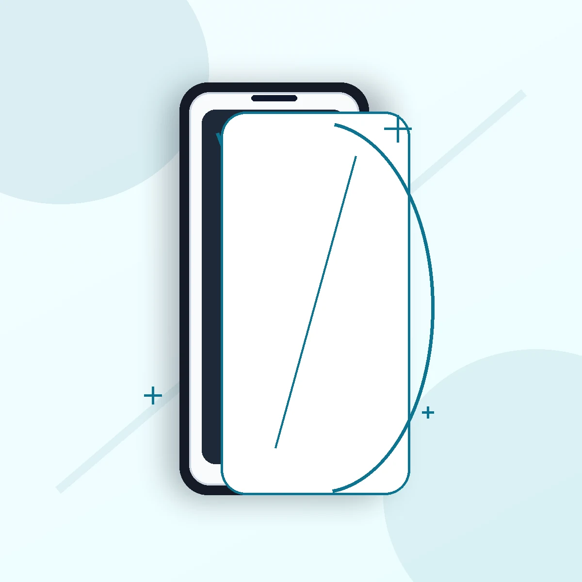 Ultra 20x Privacy 3D Full Coverage Tempered Glass/0.3mm 3D Wholesale 2026 Best Price clean product illustration
