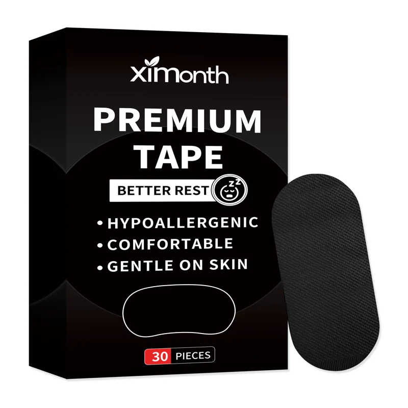XIMONTH 30PCS Anti Snoring Strips Sleep Aid Mouth Tape Breathable Mouse Strips for Breathing & Sleeping - 1