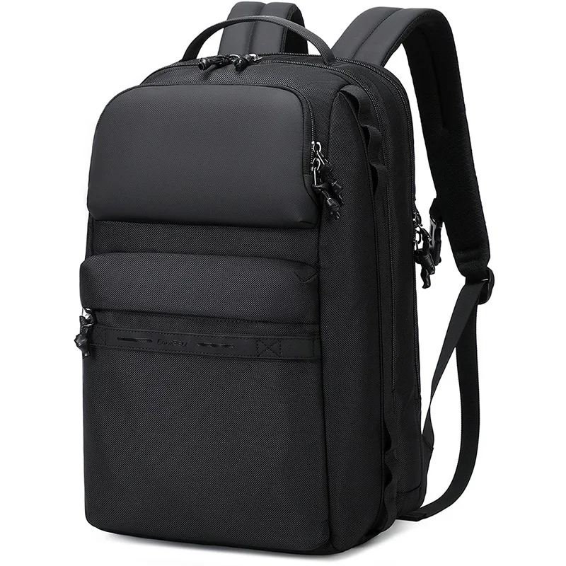 COOLBELL 8326 Men Laptop Backpack Business Travel Bag for 15.6 Inch Notebook Waterproof Large Capacity Daypack - Black - 1