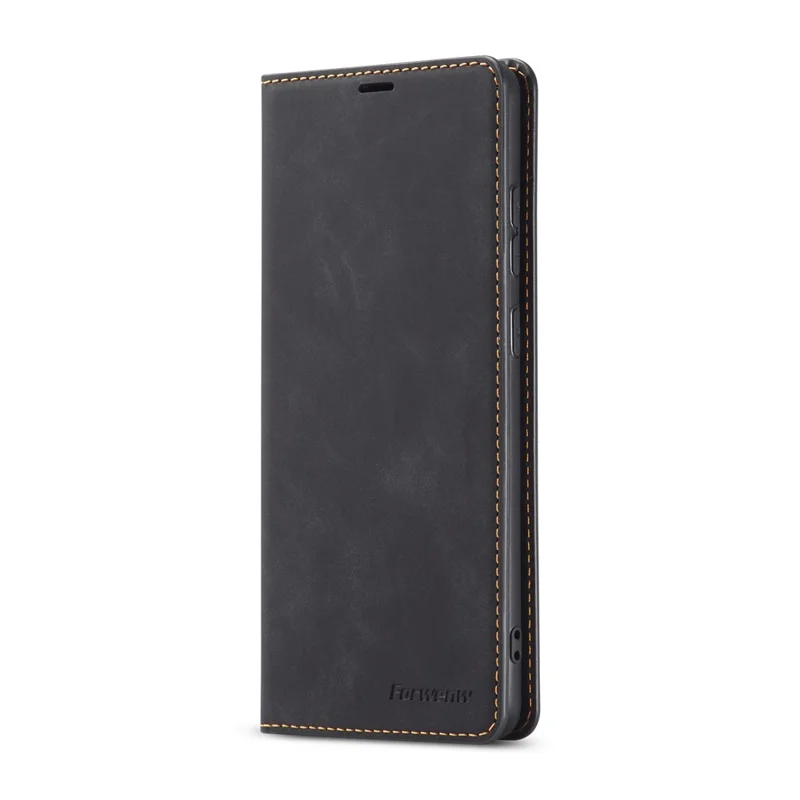 FORWENW Fantasy Series Silky Touch PU Leather Wallet Case for Samsung Galaxy S20 Ultra - Black - 1