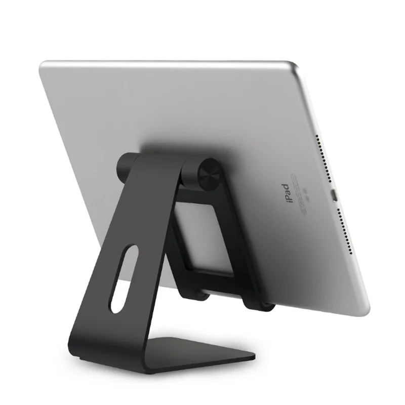 UPERGO AP-4XL Adjustable Tablet Mobile Phone Metal Desktop Stand Holder - Black - 1