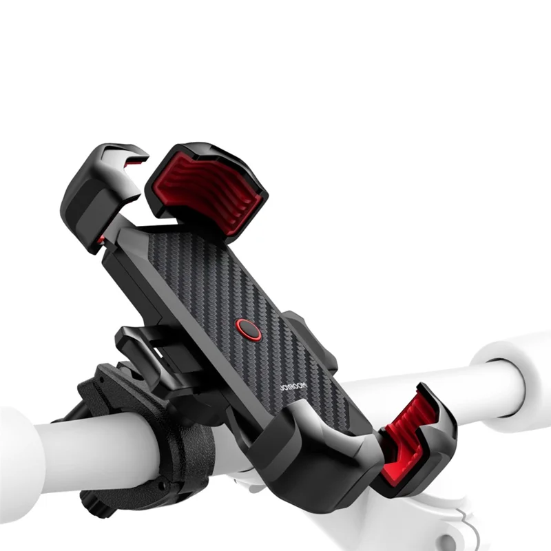 JOYROOM JR-ZS288 Bike Phone Mount Quick Release Bicycle Handlebar Phone Holder Bike Phone Bracket for 4.7-7 inch Cell Phones - Black - 1
