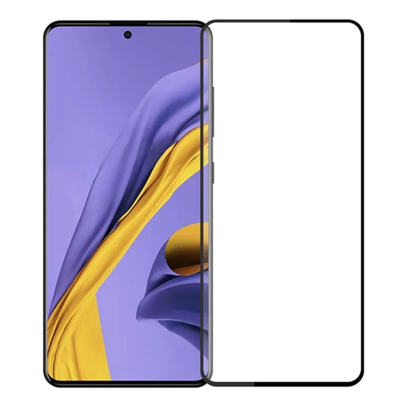 MOCOLO for Samsung Galaxy A51 (SM-A515F / DS) / A52 4G / 5G / A52s 5G / A53 5G Silk Printing Tempered Glass Full Screen Full Glue HD Screen Protector - 1