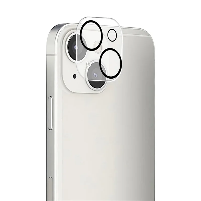 MOCOLO Camera Lens Film for iPhone 13 mini 5.4 inch, Silk Printing HD Explosion-proof Tempered Glass Camera Cover - Transparent - 1