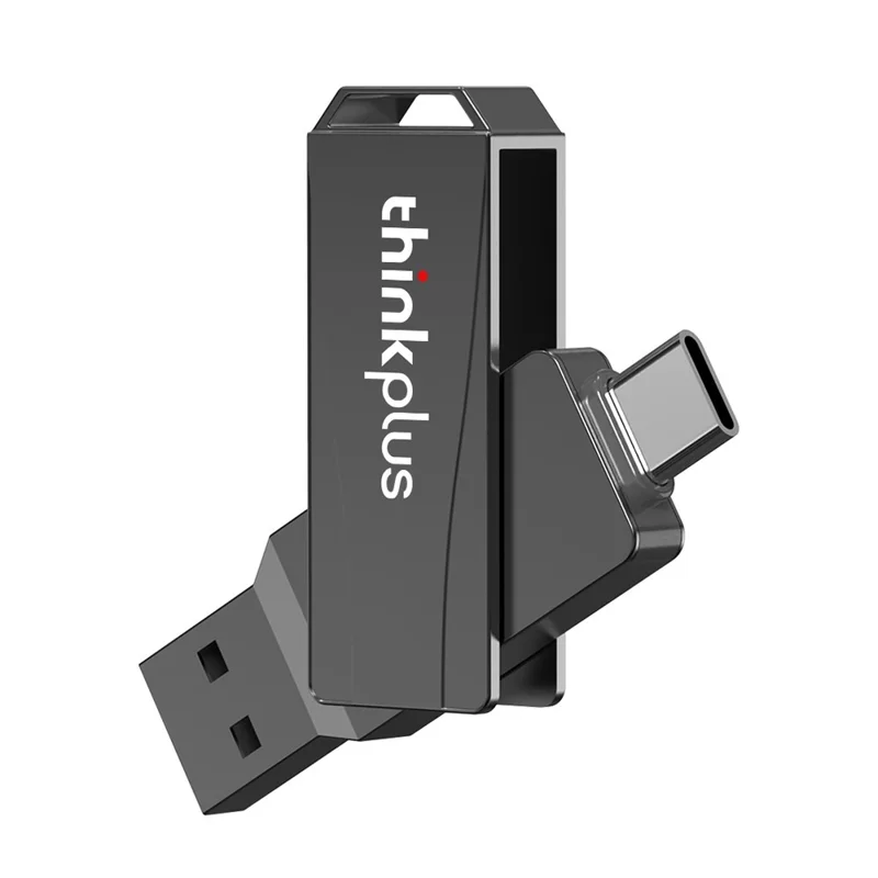 LENOVO THINKPLUS MU252 32GB Thumb Drive for iPhone 15 Series Photo Video Memory Stick USB C 3.1 Flash Drive USB+Type C 2-in-1 External Storage Tool - 1