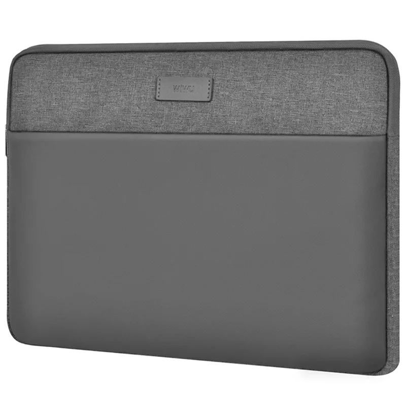 WIWU 14-inch Minimalist Laptop Bag Waterproof Notebook Protective Sleeve - Grey - 1