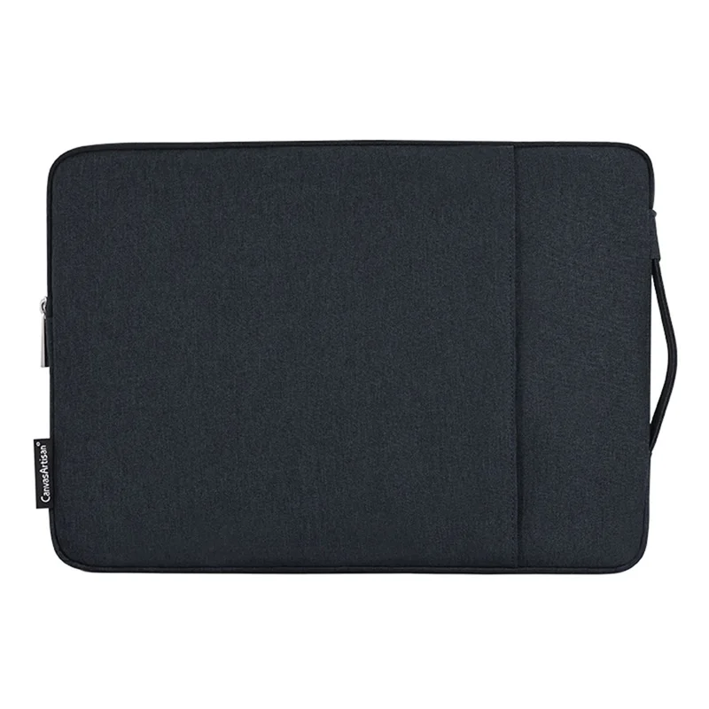 CANVASARTISAN L25-89 Business Style Shockproof Carry Case for 11 inch Laptops Scratch Resistant Notebook Sleeve Bag with Handle Strap - Navy Blue - 1