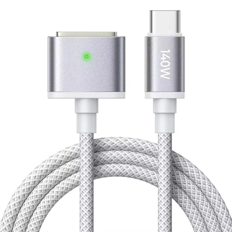 LISEN 2m USB-C to Compatible with Magnetic 3 Cable 140W PD Fast Charging Cord for MacBook Pro (2026) / (2025) / (2024) / (2023) / (2022) / (2021) / Air (2026) / (2025) / (2024) / (2023) / (2022) - 1