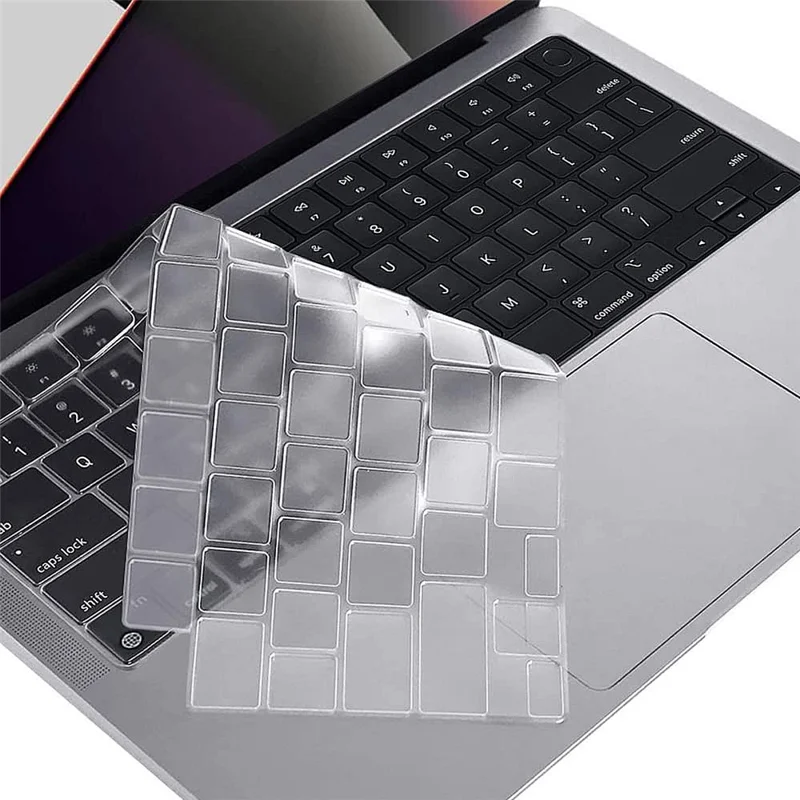 ENKAY HAT PRINCE TPU Keyboard Film (EU Version) for MacBook Pro 14 inch (A2442) / 16 inch (A2485) / Air 15 inch (2025) / (2024) / (2023) A2941 / 13 inch (2025) - 1