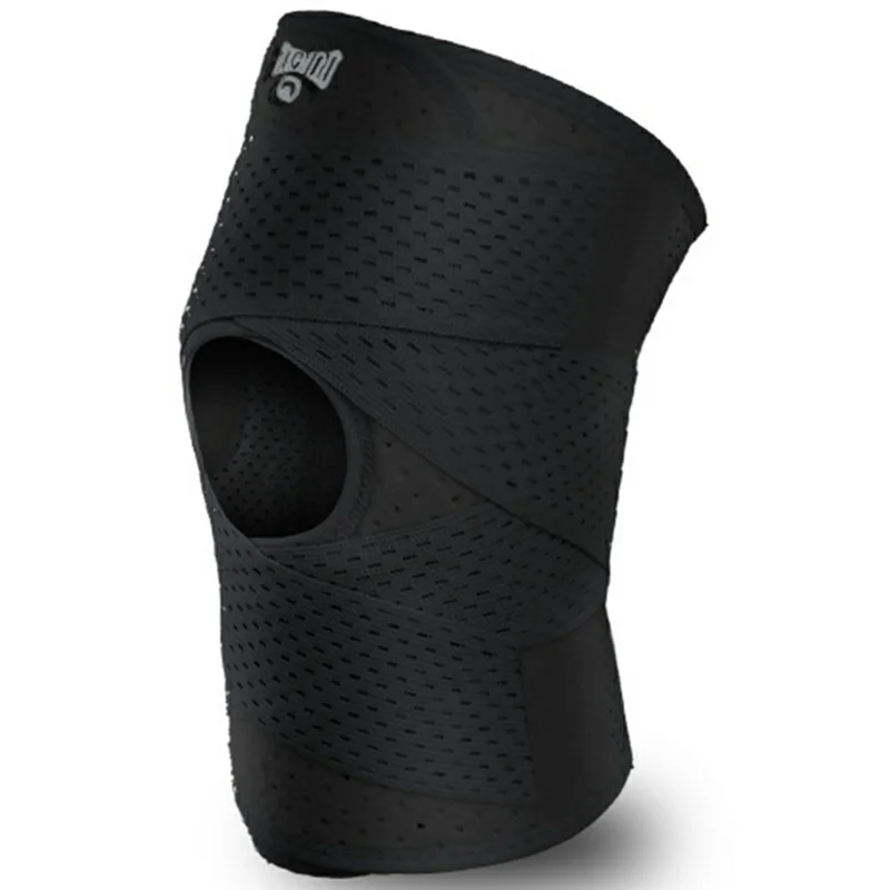 GOUNOD HJ061 1Pc Breathable Knee Brace Meniscus Protection Patella Support Compression Sport Running Knee Guard - Black S - 1