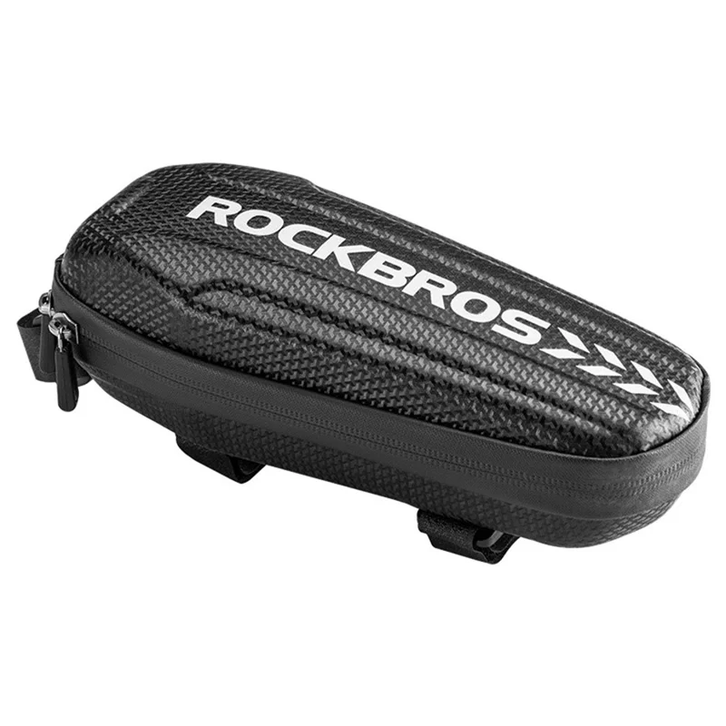 ROCKBROS B61 Bike Frame Bag 1.5L Waterproof Mountain Road Bicycle Top Tube Hardshell Storage Bag - 1