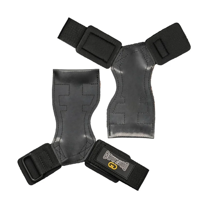 GOUNOD GL061 1 Pair Rubber Palm Grips Fitness Hand Protector Weightlifting Anti Slip Wrist Support - 1
