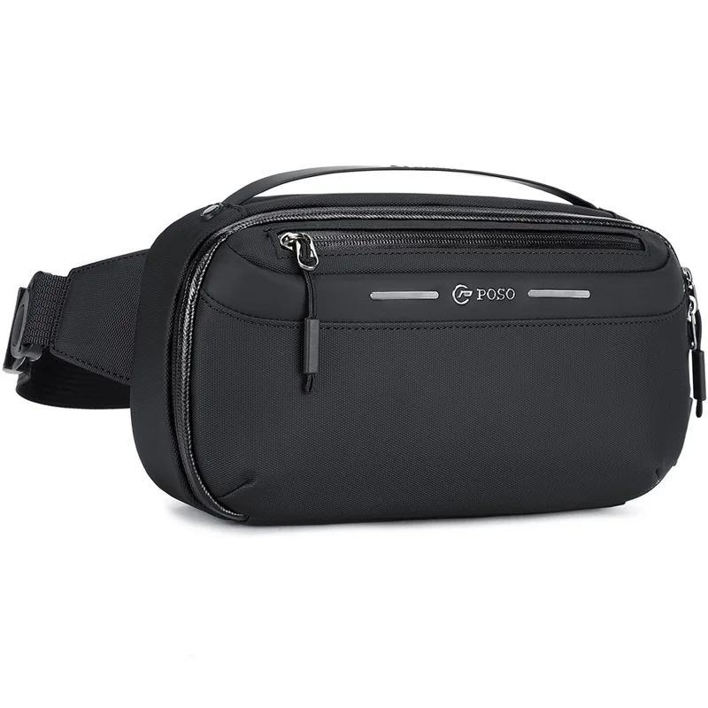 POSO PS-832 Multi-Functional Men Digital Accessory Organizer Bag Waterproof Single Shoulder Crossbody Bag - 1