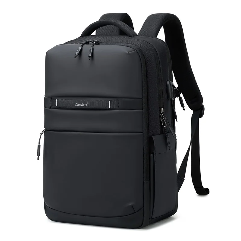 COOLBELL CB-8316 15.6 Inch Laptop Backpack for Men Business / Short Trip Travel Bag Splash-Proof Daypack - Black - 1