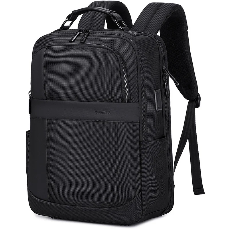 COOLBELL CB-8321 Waterproof Men Business Backpack for 15.6 Inch Laptop Shoulder Bag with USB+Type-C External Charging Ports - Black - 1