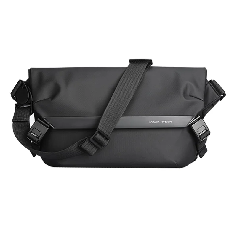 MARK RYDEN MR2819 Stylish 900D Oxford Cloth Single Shoulder Chest Bag Men Casual Crossbody Bag - Black - 1