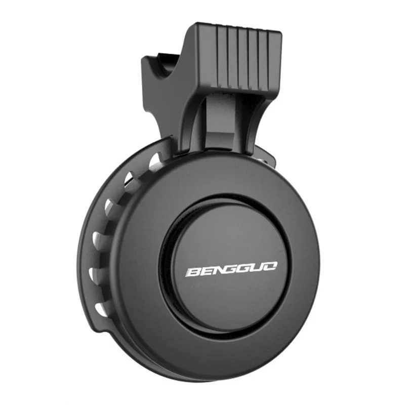 BENGGUO BG-777 Bike Electric Horn Rechargeable High Decibel Bicycle Cycling Warning Bell - Black - 1
