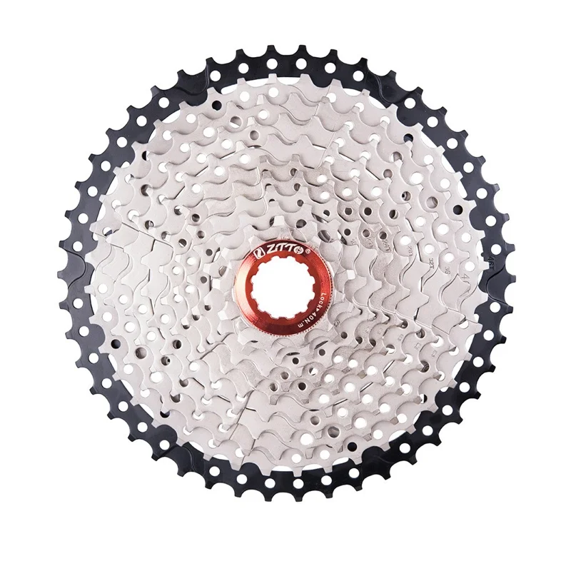 ZTTO Bicycle Freewheel 11 Speed 11-46T Steel Cassette for HG Mountain Bike Hollow Design - 1