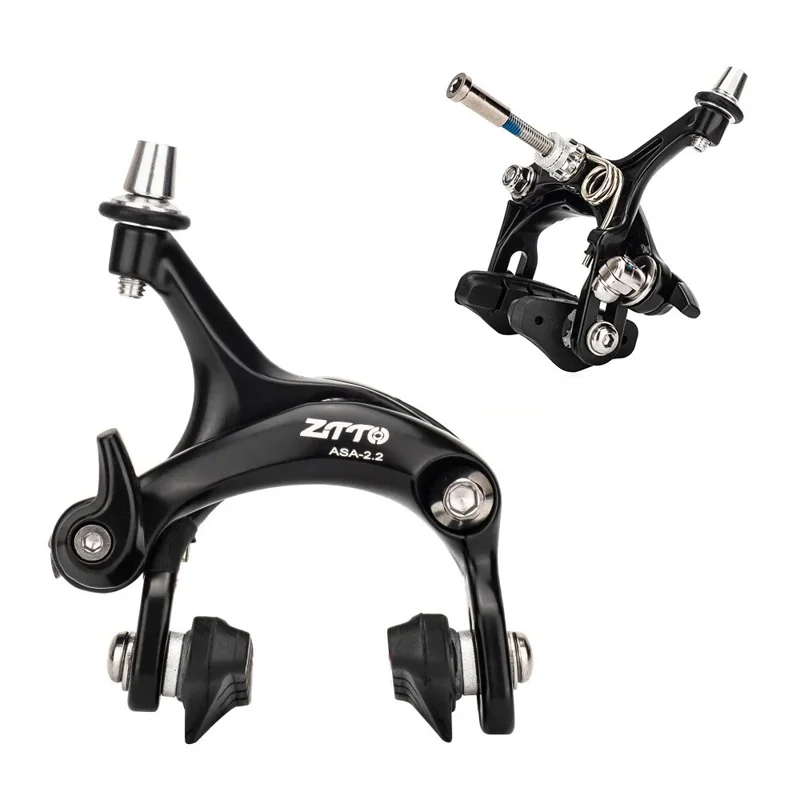 ZTTO 1 Pair Road Bike Brake Dual Pivot Calipers Bicycle Front Rear C Brake Caliper - 2.2D - 1