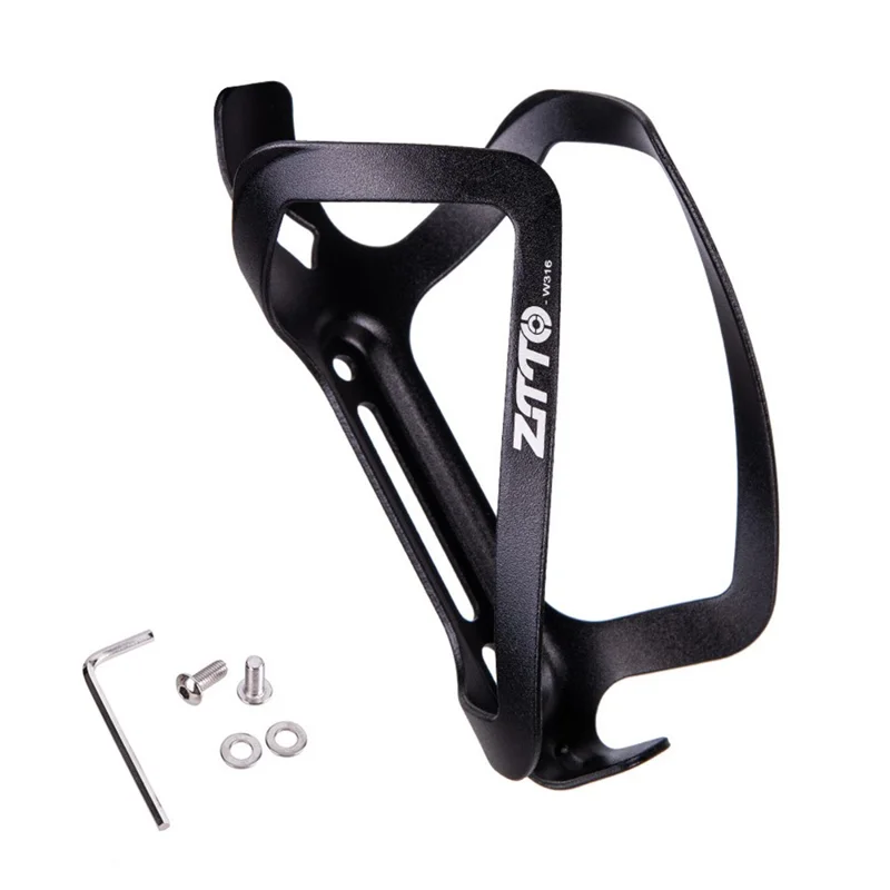 ZTTO W316 Aluminum Alloy Bicycle Bottle Holder Road Bike Water Bottle Cage Bracket - Black - 1