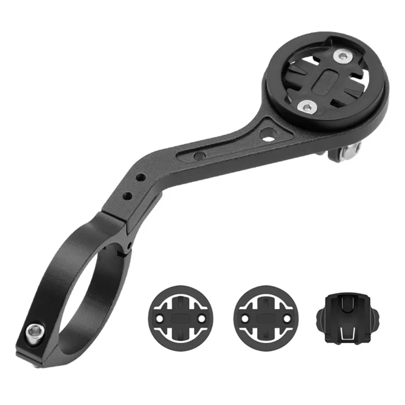 BENGGUO BG-2113 Bike Computer Handlebar Mount Aluminum Alloy Bicycle Odometer Light Bracket - Black - 1