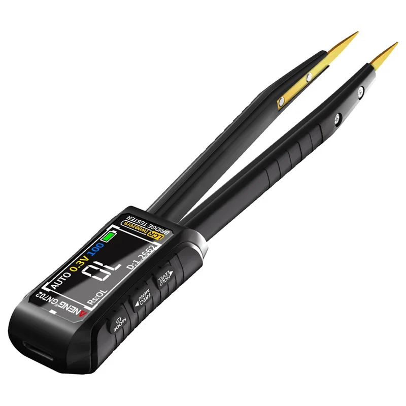 ANENG GN702 Digital Tweezers Bridge Multimeter LCR Clamp Meter Bridge Tester Inductance Measuring Tool - 1