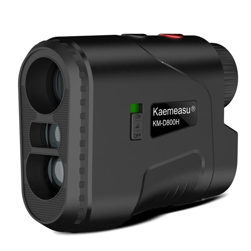 KAEMEASU KM-D800H Built-in 450mAh Battery Golfing Range Finder 5-800m Laser Golf Rangefinder - Black - 1