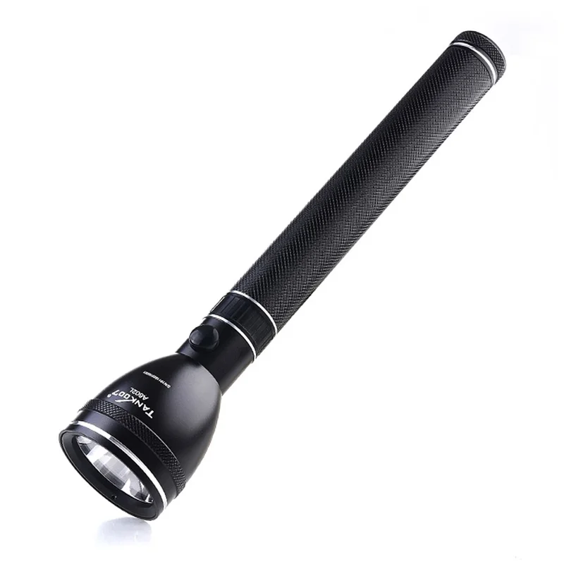 TANK007 A602L Outdoor Patrol Search Long Handle Flashlight 3 Modes High Power LED Torch - 1