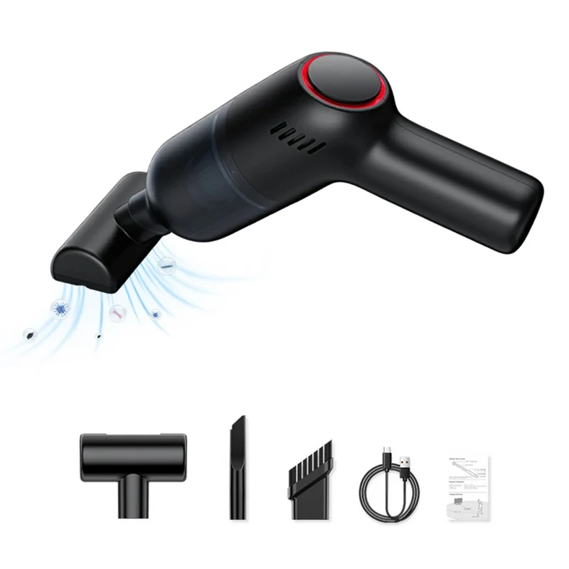 SUITU ST-8000 Dust Collect Cleaning Tool Handheld Cordless Wet and Dry 4500Pa Powerful Suction Vacuum Cleaner - Black - 1