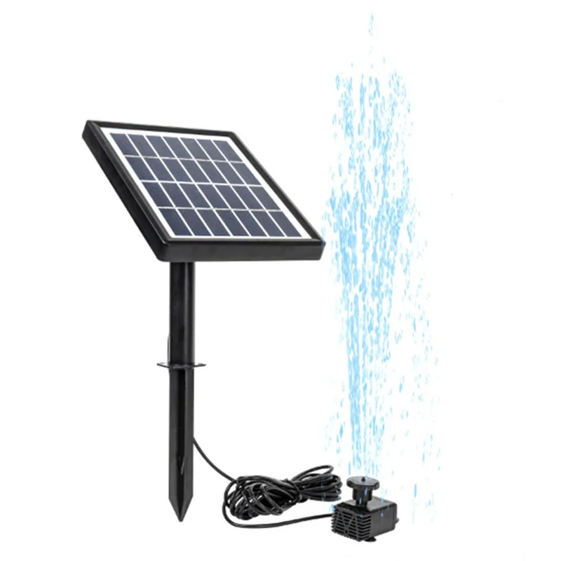 MEIERDE SF081-A1 Ground Insert Solar Panel Powered Water Fountain Garden Pool Bird Bath Pond Water Sprinkler Decoration - 1