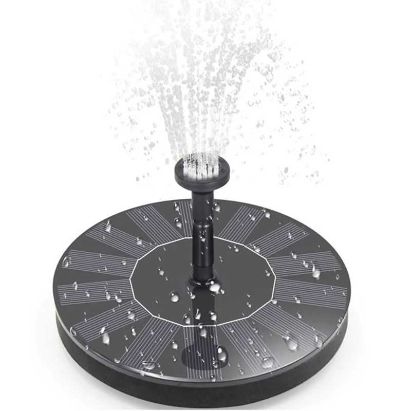 MEIERDE SF001 Solar Powered Circular Fountain Outdoor Pool Floating Fountain Courtyard Brushless Submersible Pump for Garden Decoration - 1