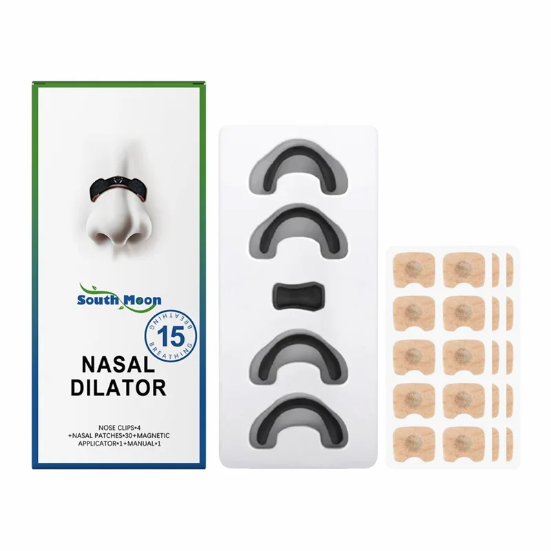 SOUTH MOON SO-B07-0334-03 Nasal Dilator Care Kit Anti Snoring Sleep Aid Relief Nasal Discomfort Tool - 1