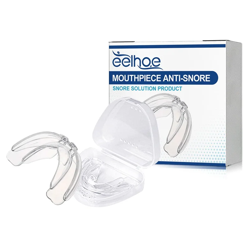 EELHOE Anti Snoring Mouthpiece Teeth Grinding Guard Sleep Aid Gift Easy Snore Stopper, EEA07-A036-1-WH1 - 1