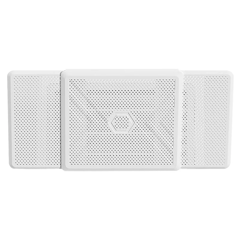 K-Style Square Cabinet Air Conditioner Deflector Vertical AC Wind Shield with PP Honeycomb Panel and Telescopic Rod - 1