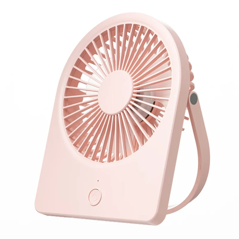 Mini Desktop Wall Hanging Fan Cooler Ultra Thin Summer Cooling Fan - Pink - 1