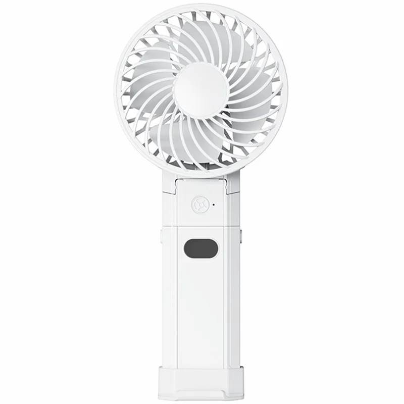 RD10 Handheld Foldable Fan Summer Cooler with Power Bank Function - White - 1