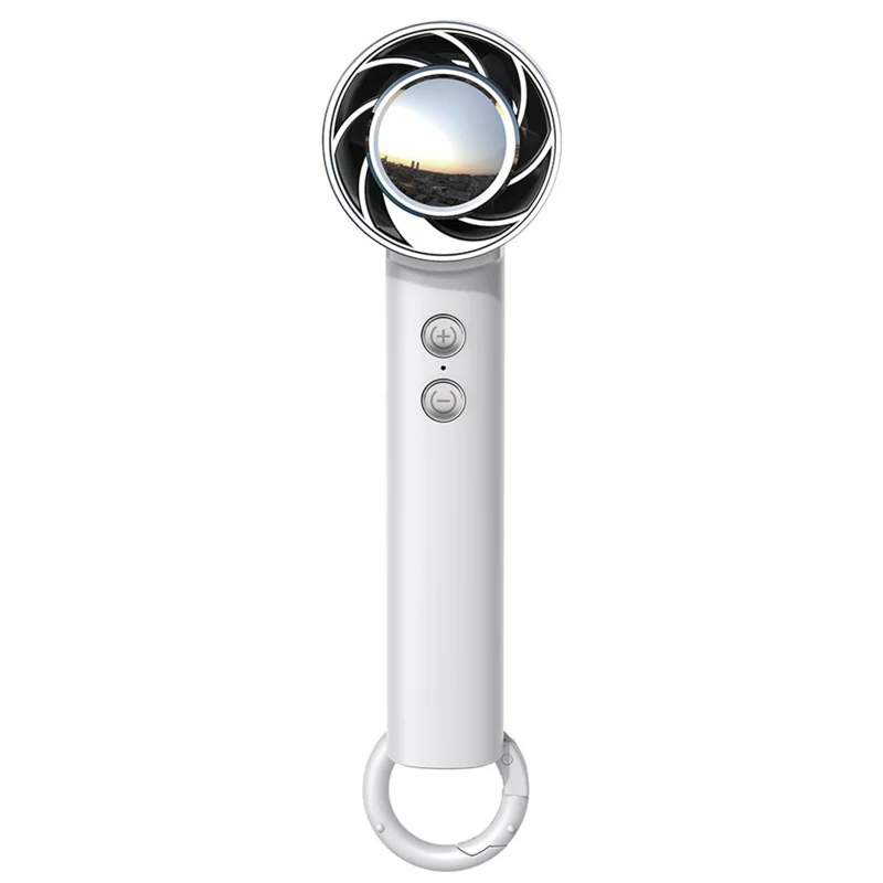 WT16 Handheld Fan Foldable Portable Low Noise Cooling Fan for Outdoor Travel Home Desktop Use - White - 1