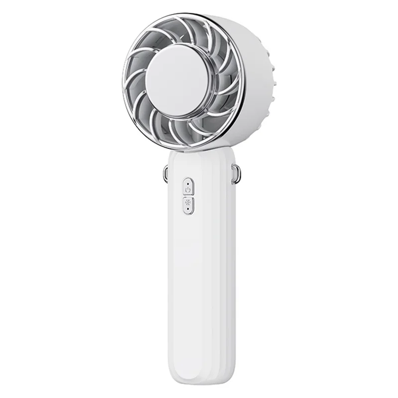 K36 Portable Mini Summer Fan Cold Compress Function Handheld Desktop Cooling Fan - White - 1