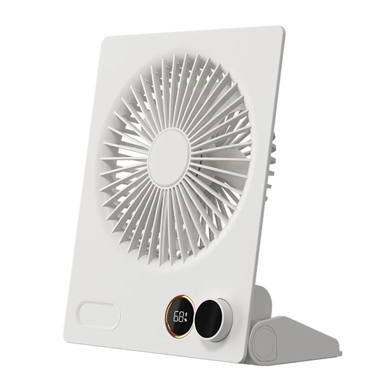 N15 Desktop Hanging USB Fan Foldable Strong Wind Cooler for Home Kitchen Office - White - 1