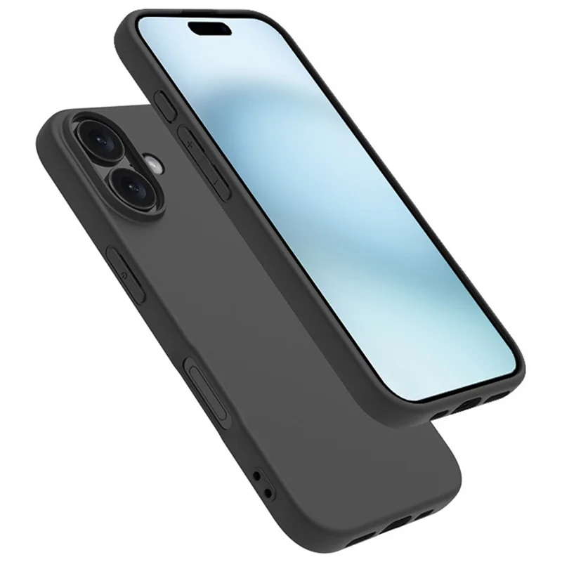 For iPhone 16 Case Matte Soft TPU Anti-Fingerprint Phone Cover - 4