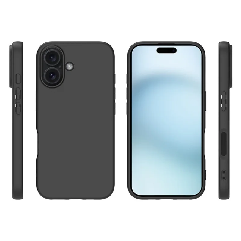 For iPhone 16 Case Matte Soft TPU Anti-Fingerprint Phone Cover - 5
