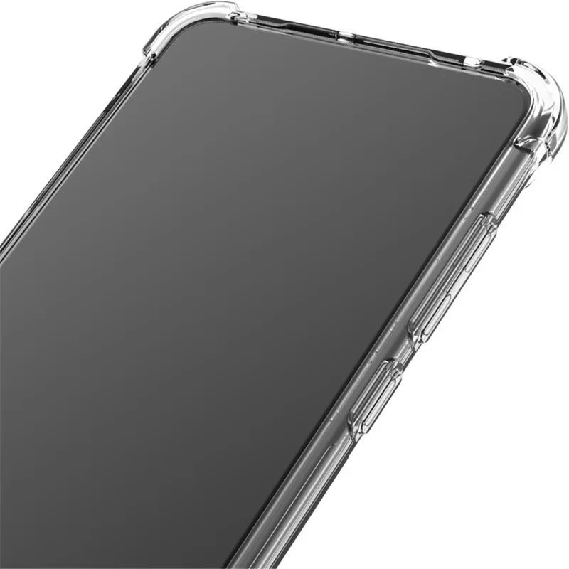 IMAK For iPhone 16 Pro Max Case TPU Airbag Corners Anti-Fall Phone Cover - Transparent - 3