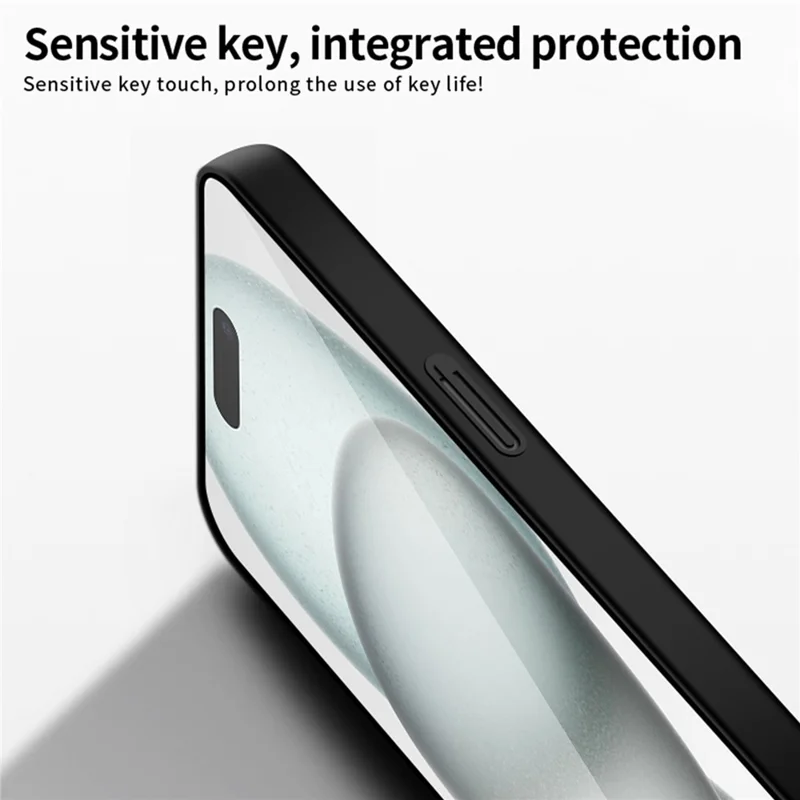 MOFI Shield Matte Series for iPhone 16 Plus Case Ultra Slim PC Protective Cover - Black - 4