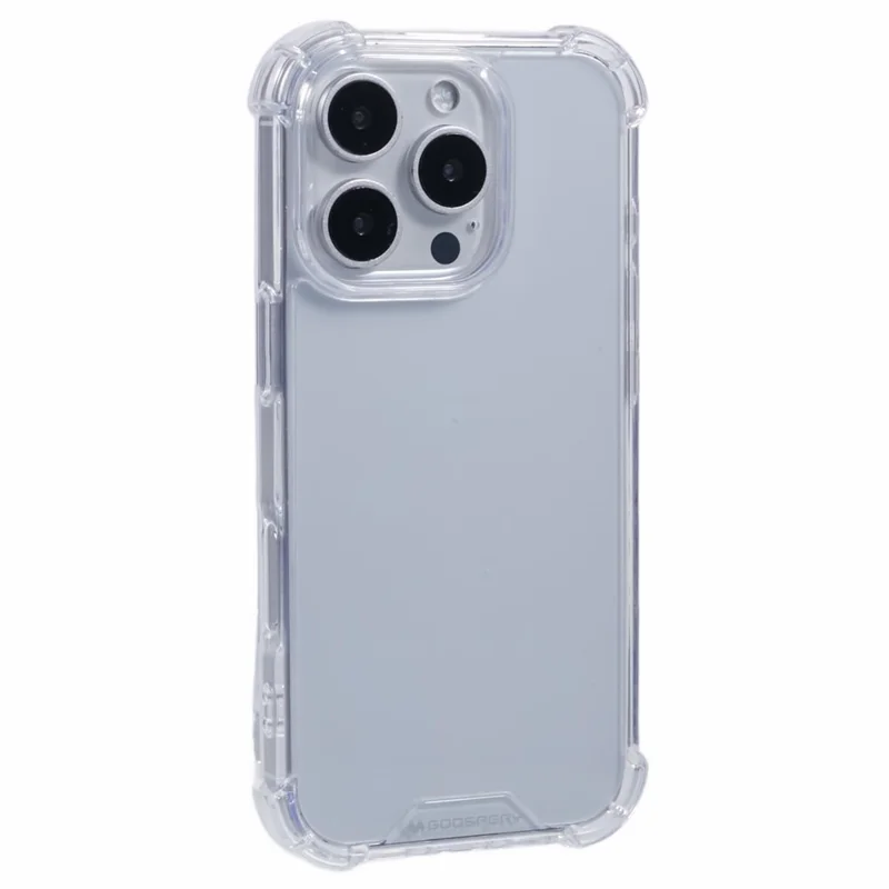 MERCURY GOOSPERY For iPhone 16 Pro Case Reinforced Corners TPU+Acrylic Clear Phone Cover - 1