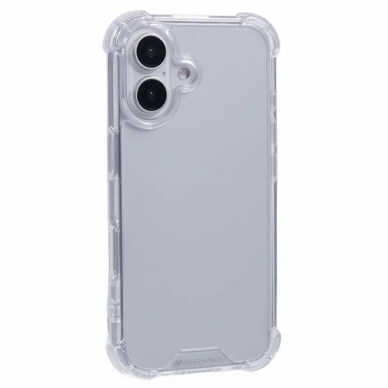 MERCURY GOOSPERY For iPhone 16 Case Reinforced Corners TPU+Acrylic Clear Phone Cover - 1