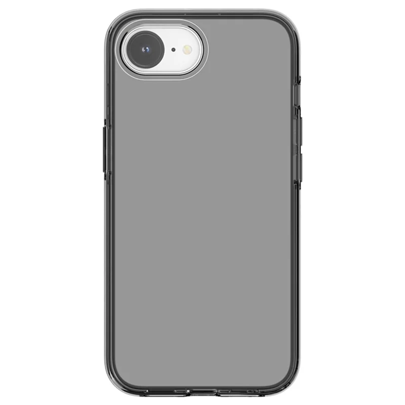 For iPhone 17e / 16e Case Thickened Shockproof TPU+PC Clear Back Cover - Transparent Grey - 3