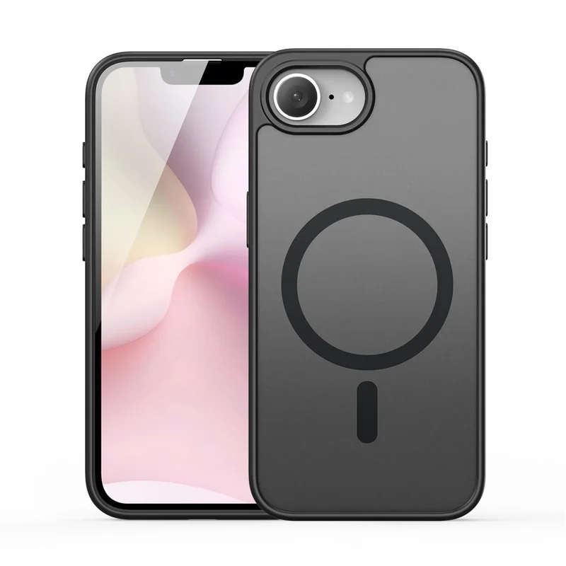 DUX DUCIS For iPhone 17e / 16e Case Yind Series PC+TPU Phone Cover Compatible with MagSafe - Black - 1